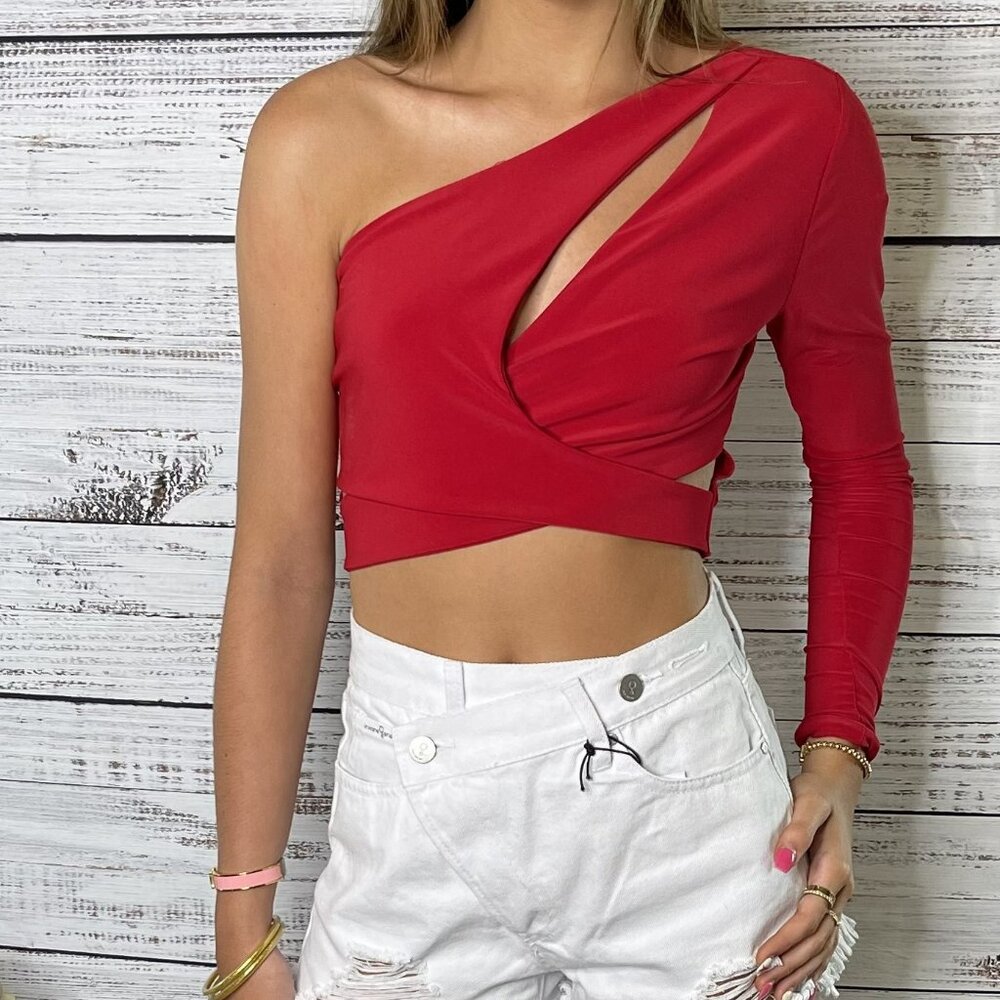 Red Crop Top